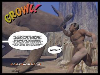 Cretaceous pecker 3de gej strip sci-fi umazano film zgodba